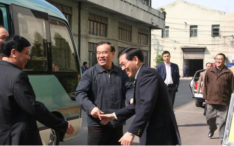 呂祖善省長來(lái)我集(jí)團公(gōng)司調研，加(jiā)快發展裝備制(zhì)造業